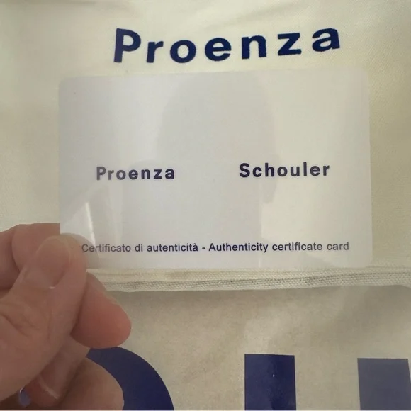 NWT PROENZA SCHOULER Black Leather Drawstring Tote Bag With Detachable Zip Pouch - Picture 11 of 16